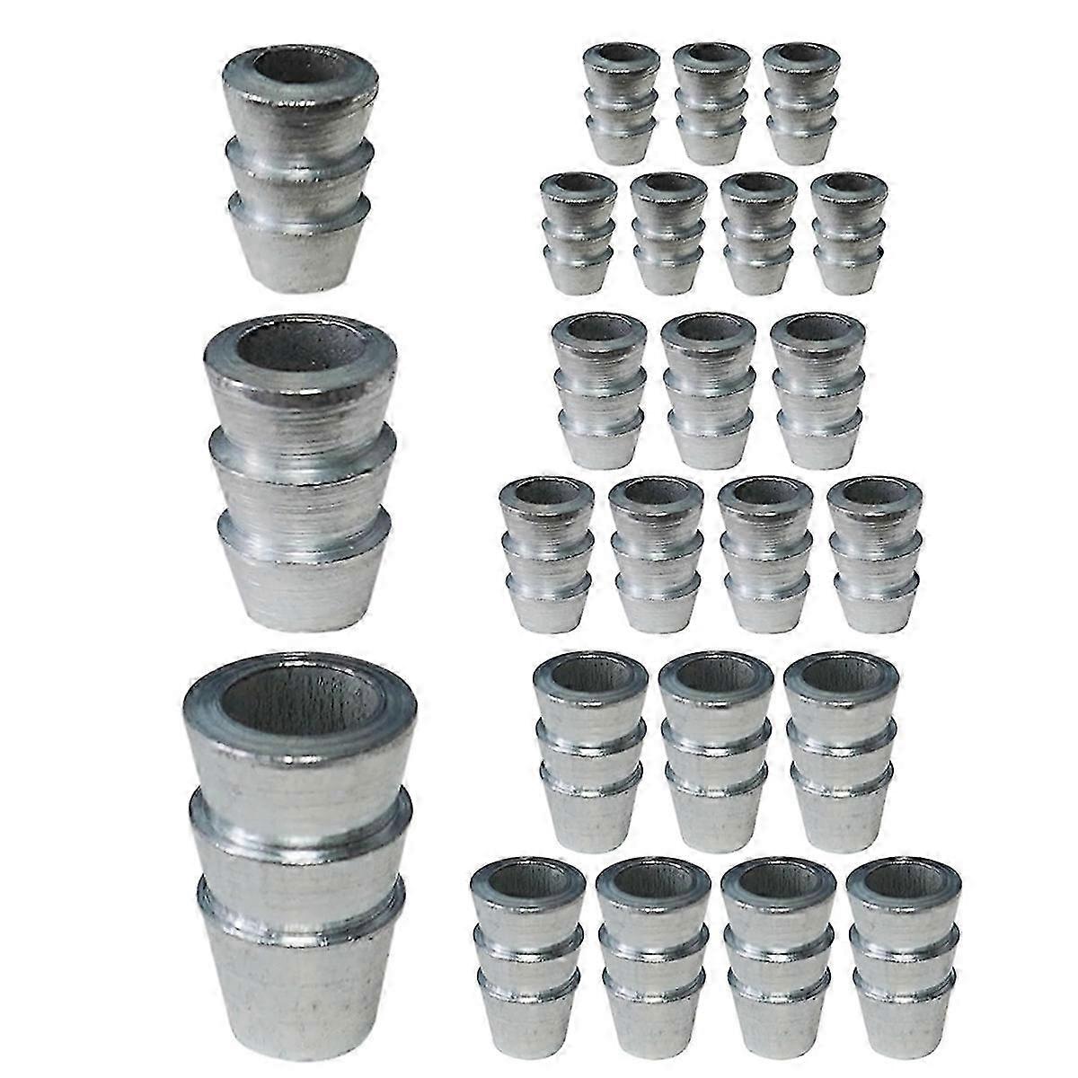 21 PCS Extended Round -Handle Wedge Safety Metal Wedge Hammer Handle Wedges Steel WedgeSilver SZRH