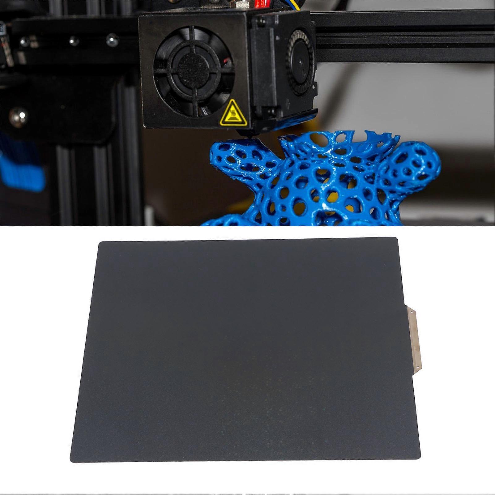 3D Printer Build Plate with Rubber Sheet PEY PEI Texture Double Sided Printing Plate for A8 A6 ET4 Series 220x220MM 