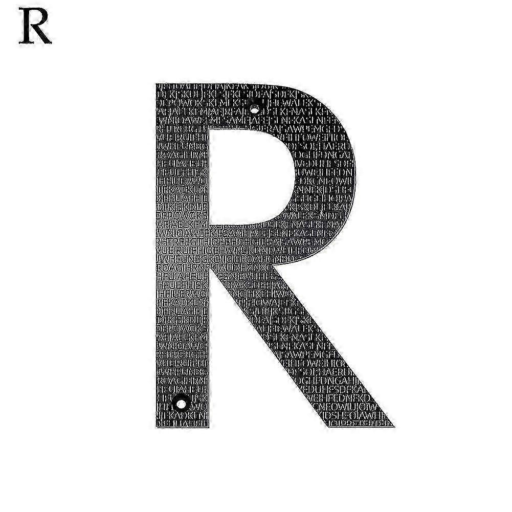 house numbers 1-9 26 letters in stainless steel