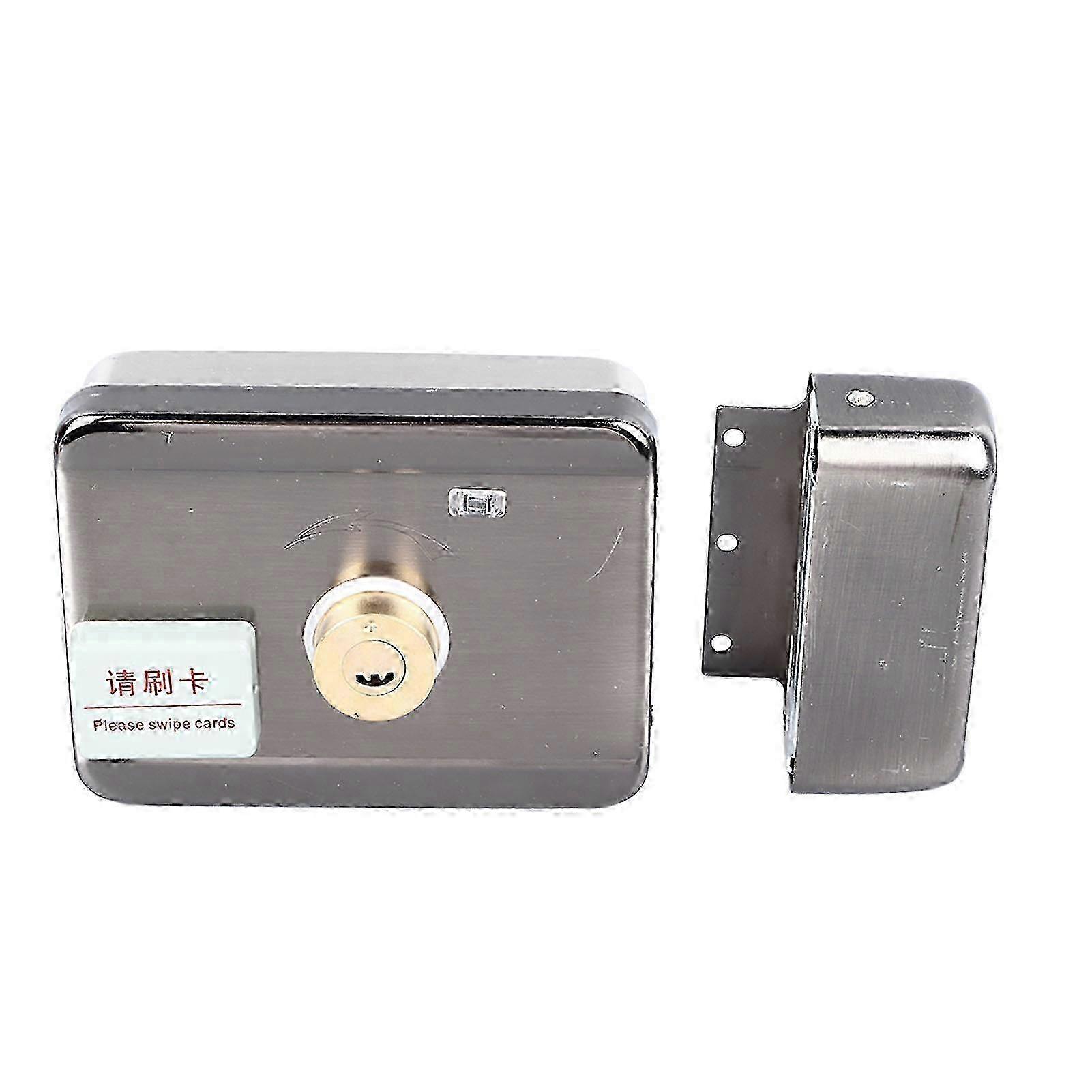 ID Card Lock with Integrated Structure, Double Head Anti-Theft, Silent & Free Wiring