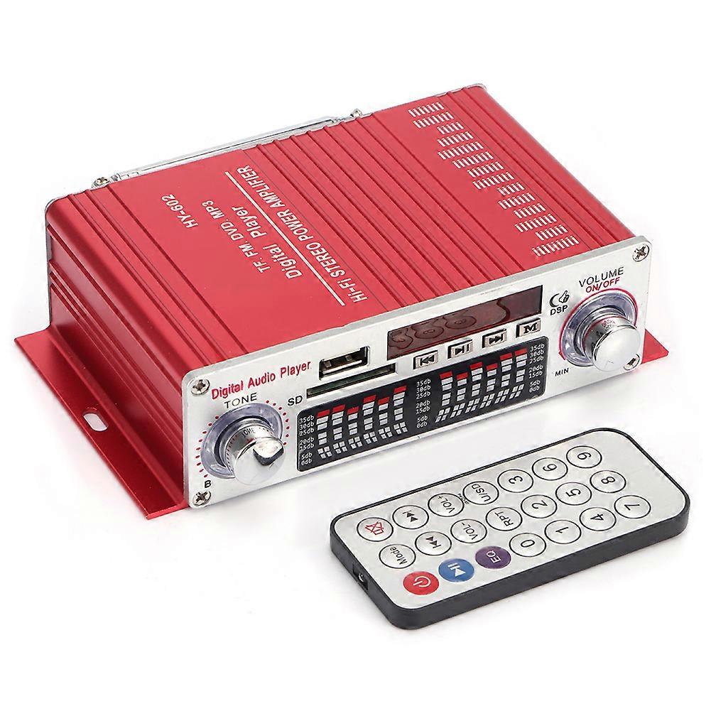 Mini audio amplifier for motorcycle with remote control