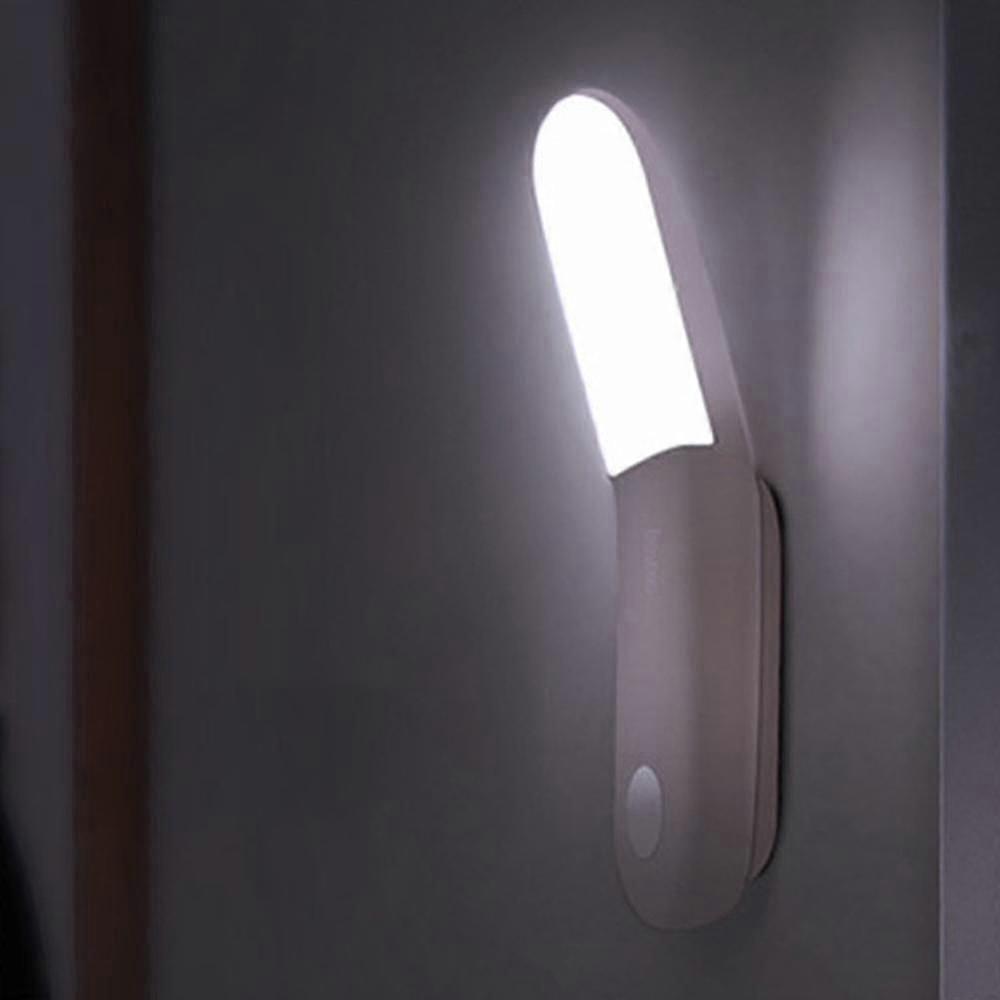 For Baseus Smart LED Night light PIR Intelligent Motion Sensor USB LED Lamp Rechargeable Bedroom Clo
