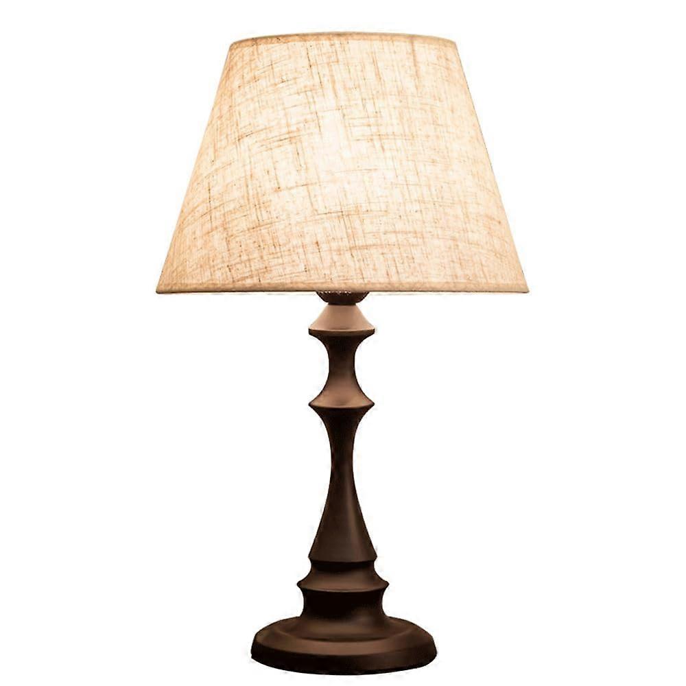 Retro Desk Lamp Bedroom Study Living Room Lamp Remote Control Three Color Dimming Bedside Table Lamp