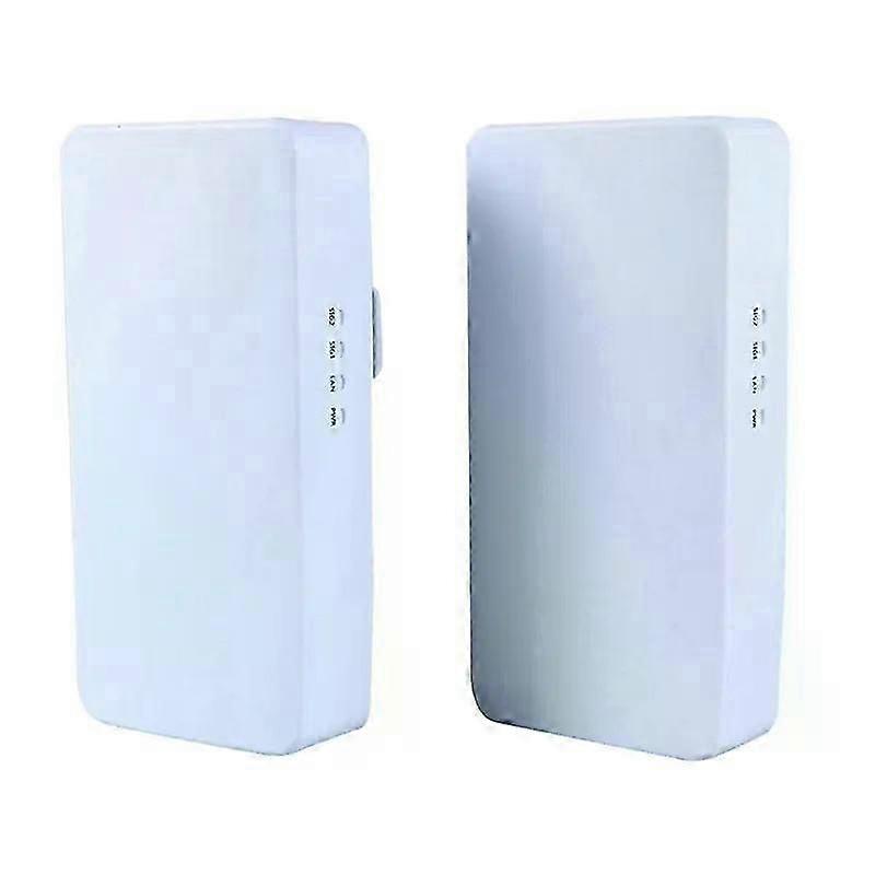 2Pcs Outdoor Wifi Router Wireless Bridge Wireless Bridge Router 1KM Long Range Wifi Extender 24V POE EU Plug hwySH