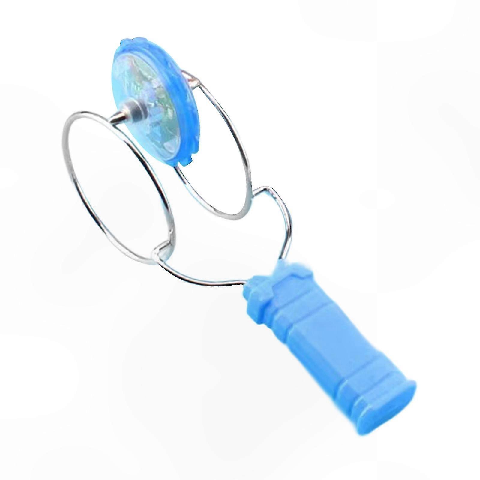 סט משחקי ג'ירוסקופ מגנטי זוהר לילדים - צעצוע סיבוב מסילת גלגל תנופה מתגלגל