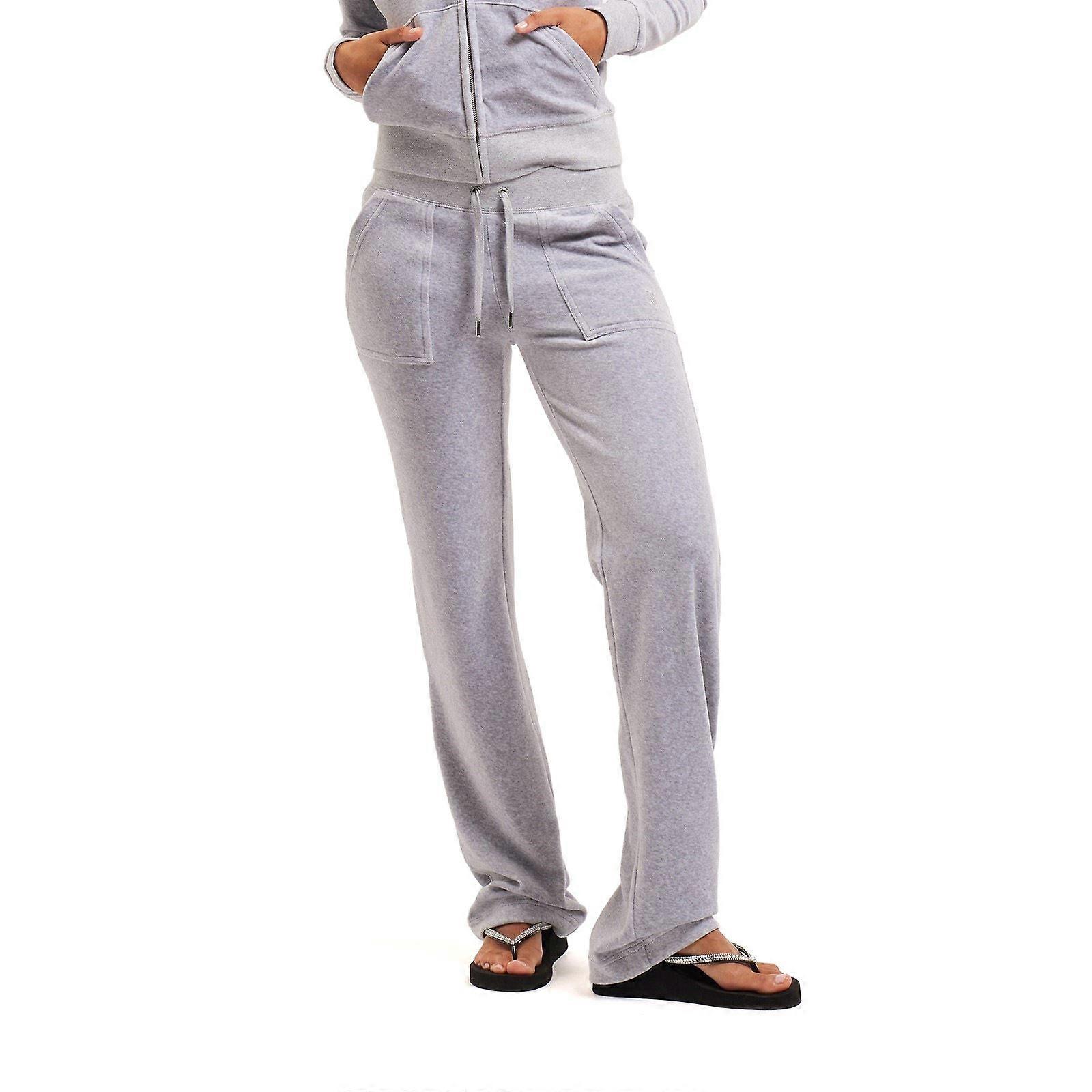 Juicy Couture Del Ray Pant Polyester Women's Silver Joggers