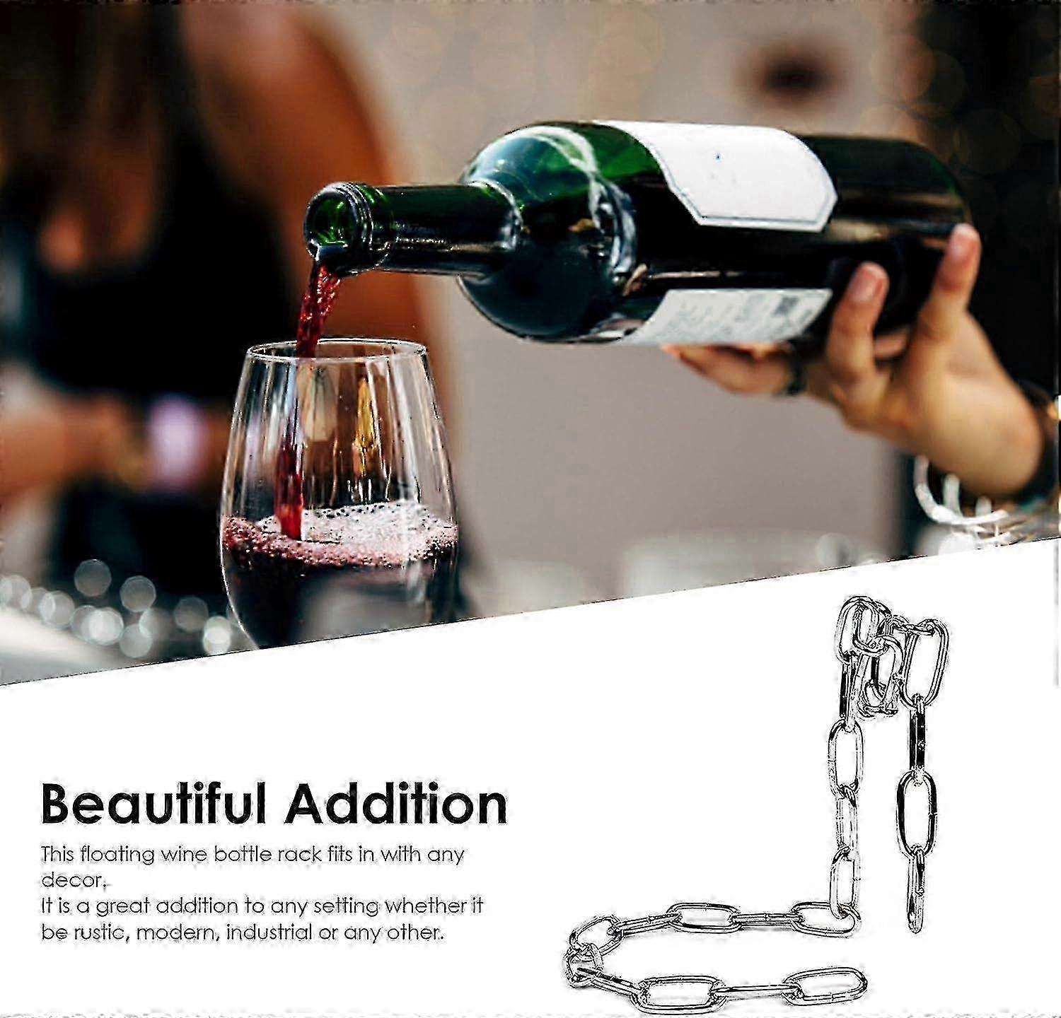 Floating Creative Iron Chain Design Holder for Countertop 2025