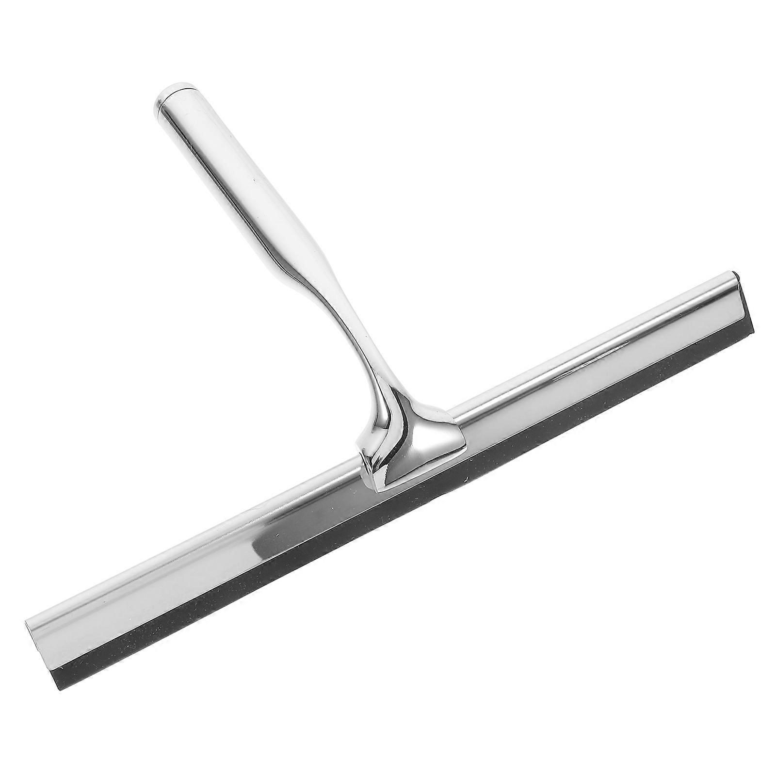 Window Squeegee Shower Glass Doors Squeegee for Daily Use 1Set Silver