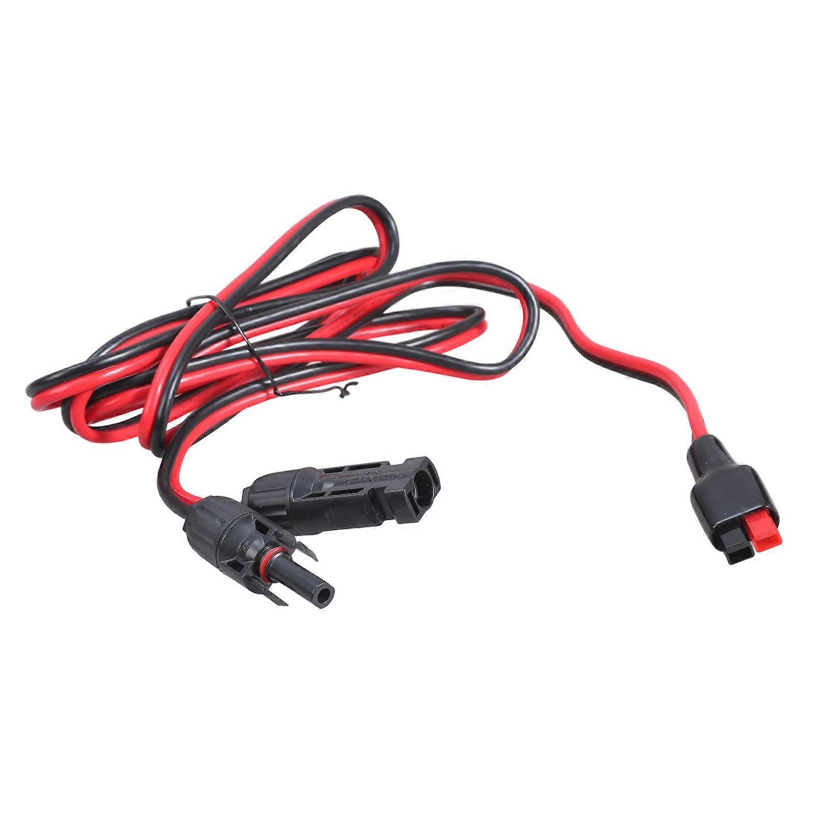 200/300cm 12AWG Solar Charging Cable ADS To Multi-Contact 4 Connectors 30Amp Output For Generators Battery Systems Multicolor