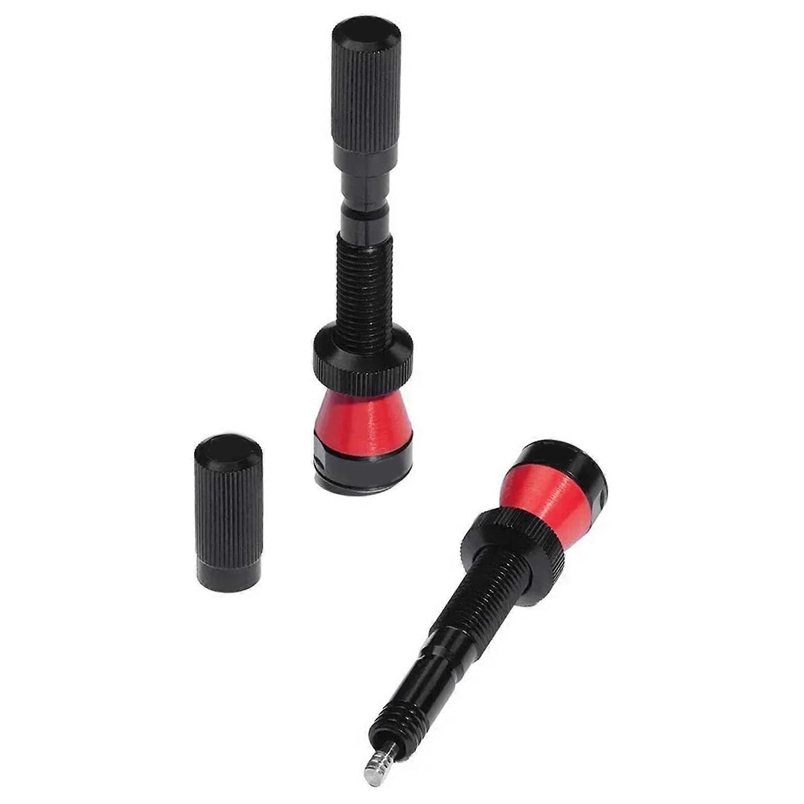 General 50mm Bicycles Tire Adapters Aluminum Metal Component Includes Removable Cores Tool Extra Bottle And Lock Nut For Secure Installation