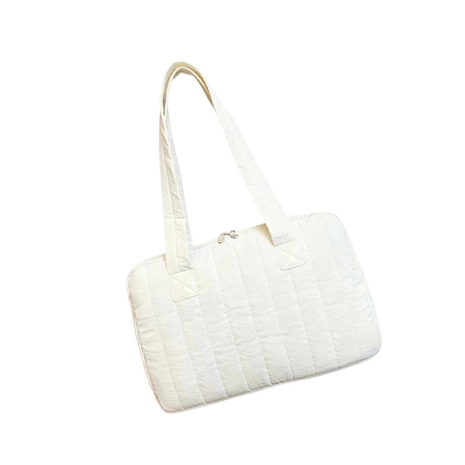 Spacious 14inch Notebook Carrying Case Multifunctional Organiser And Lightweight Fabric Construction  White