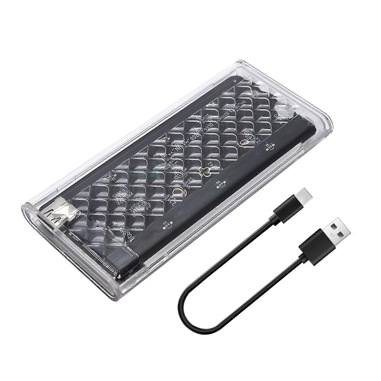 M.2 Enclosure With Wide Compatibility And Efficient Cooling For PC Storage Expansion Multicolor