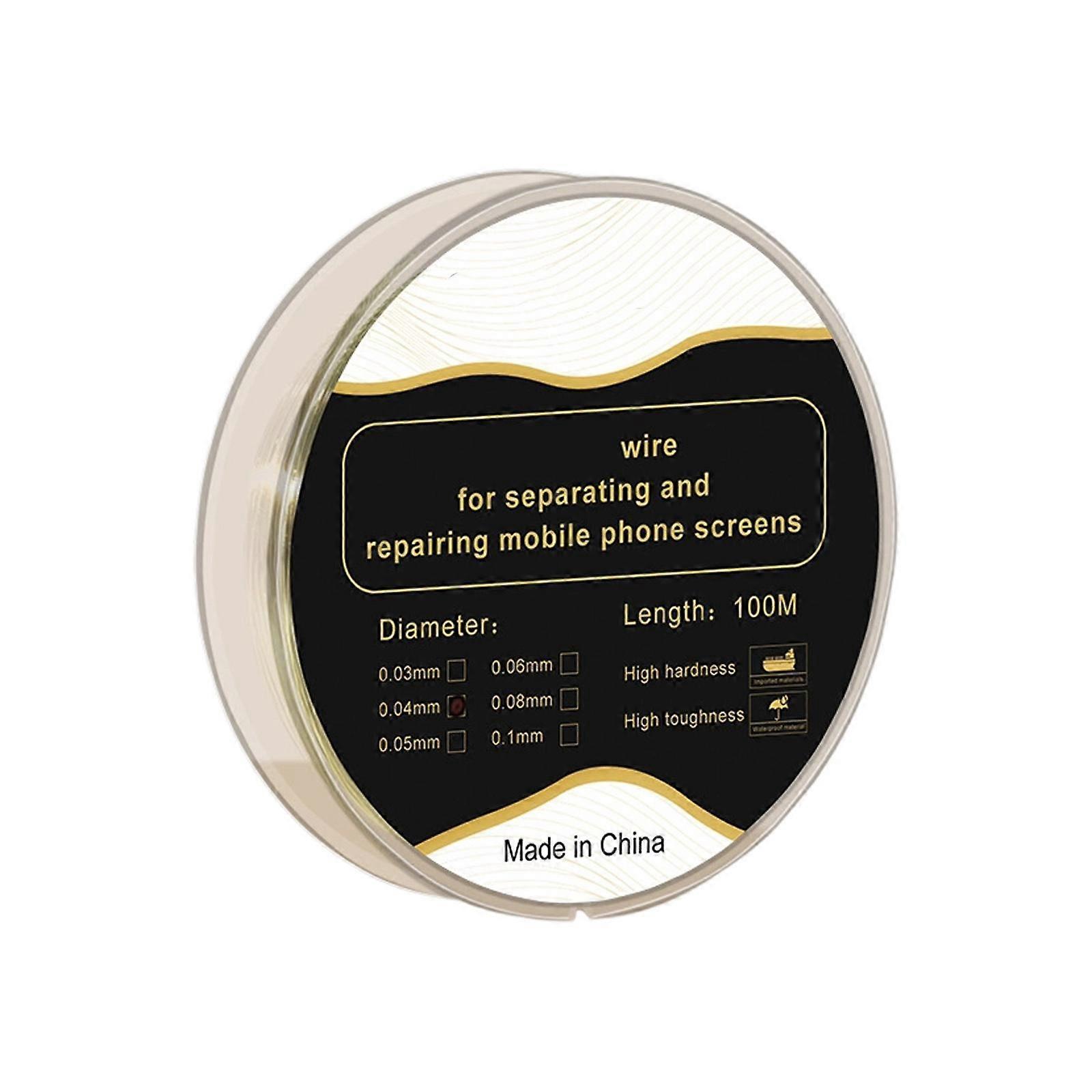 LCD Screen Repair Alloy Steel Cutting Wire For Curved Screen Separation 5 Diameter Size Optional LCD Screen Separation Multicolor