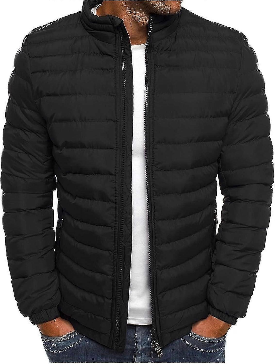 Mens Warm Padded Casual Winter Puffer Jacket