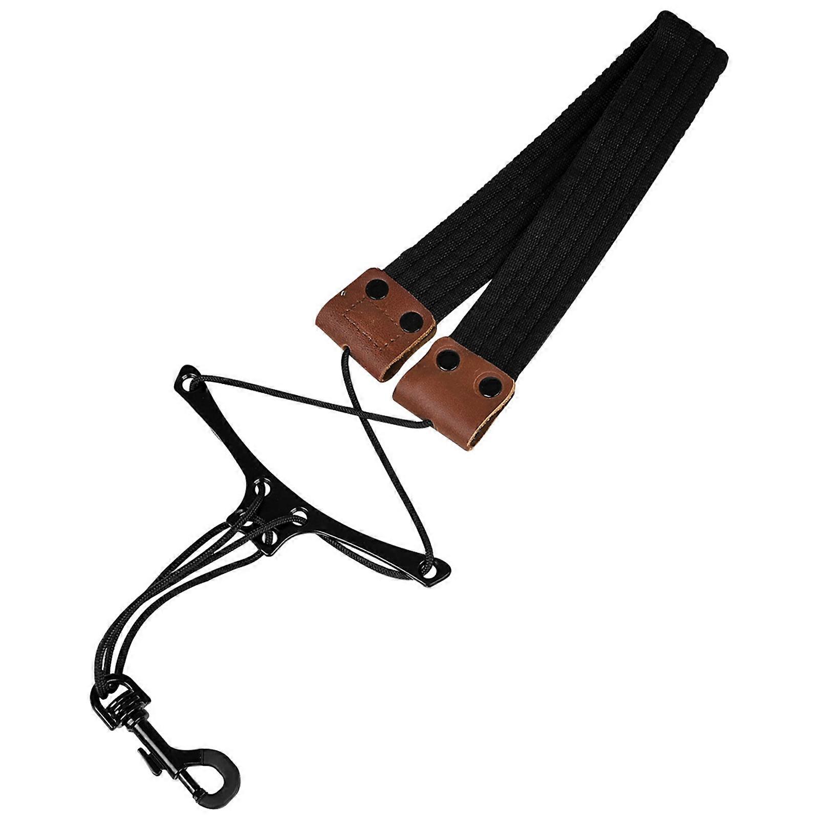 Saxophone Shoulder Harness Adjustable Strap Saxophone Neck Strap Suitable for Clarinet Electric Wind Instruments Multicolor