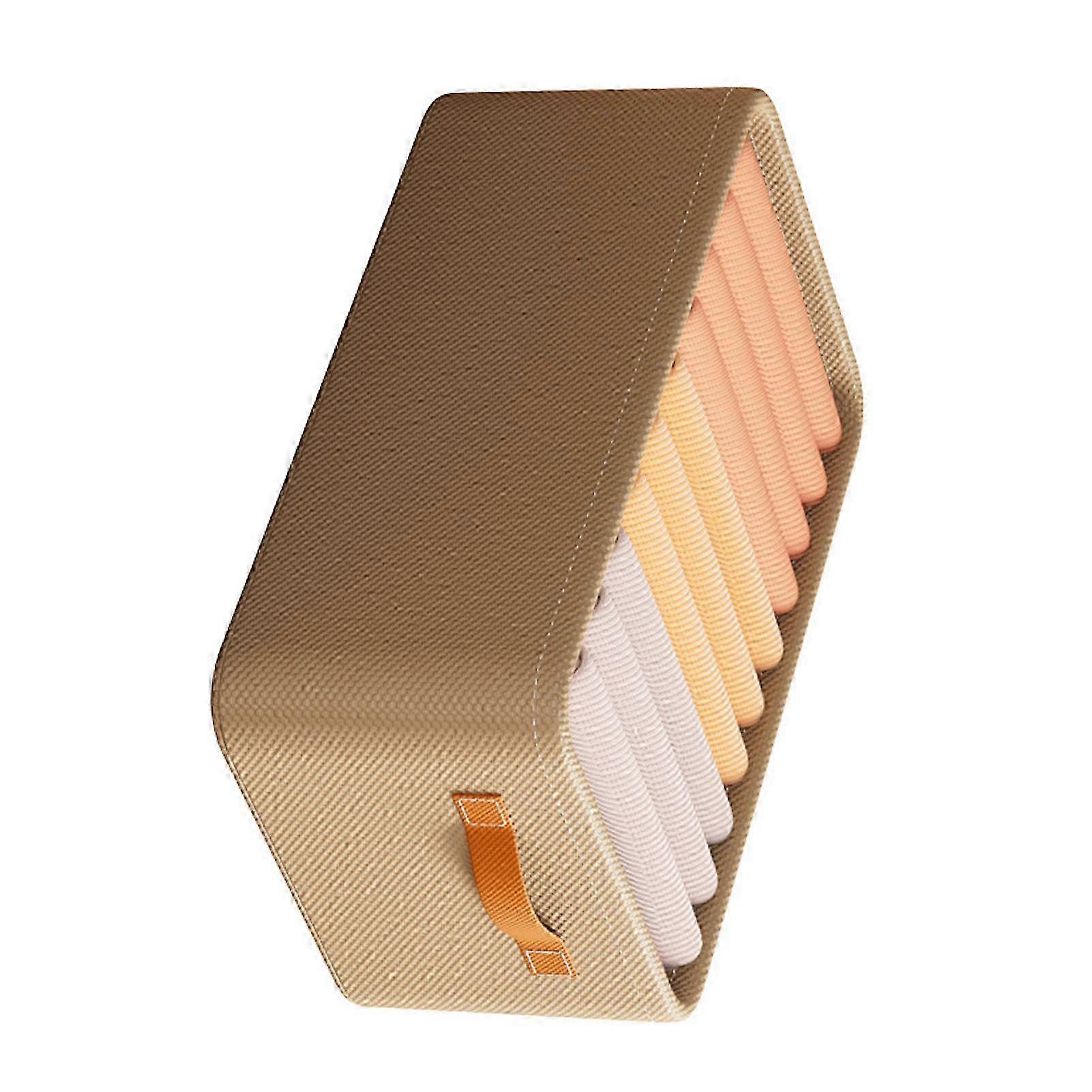 Large Drawer Storage Basket with Handle - Steel Frame & Foldable