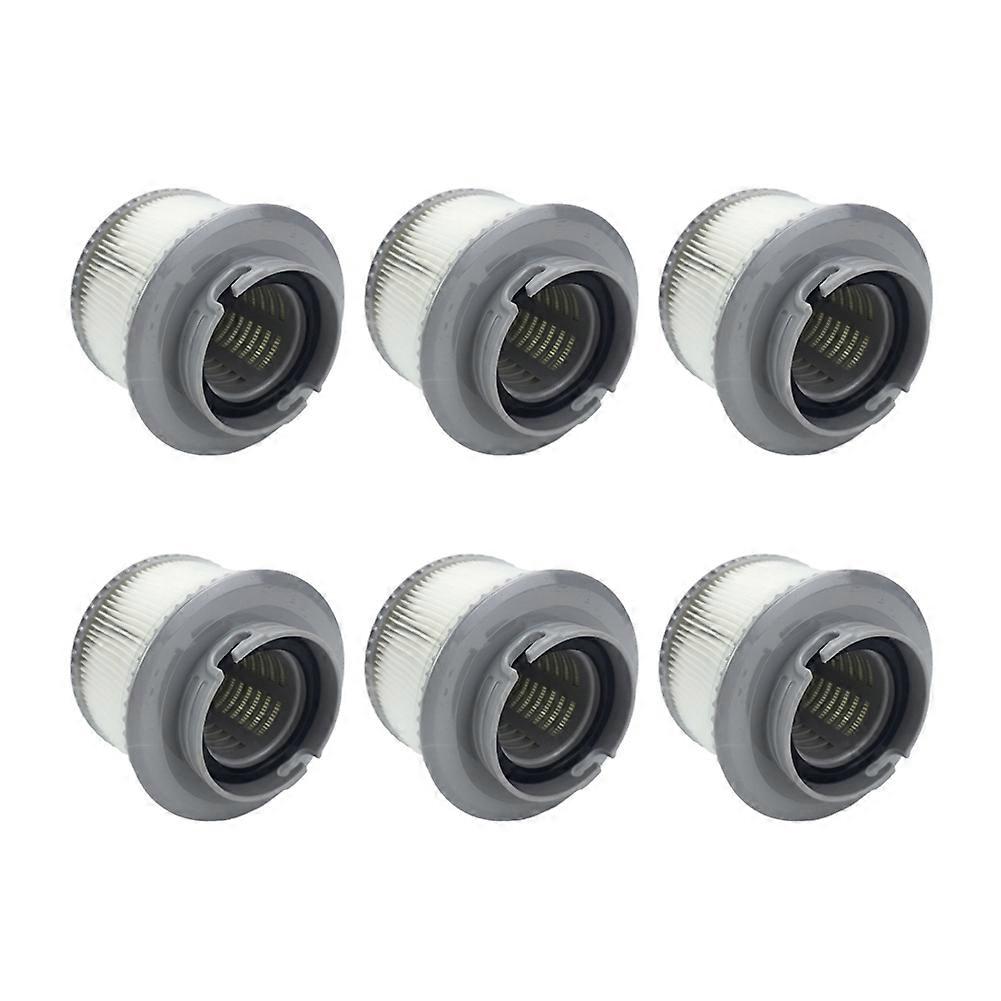 6pcs MSPA FD2089 Inflatable Pool Replacement Filter, Fit Inflatable Pool Filter , Above Ground Pool