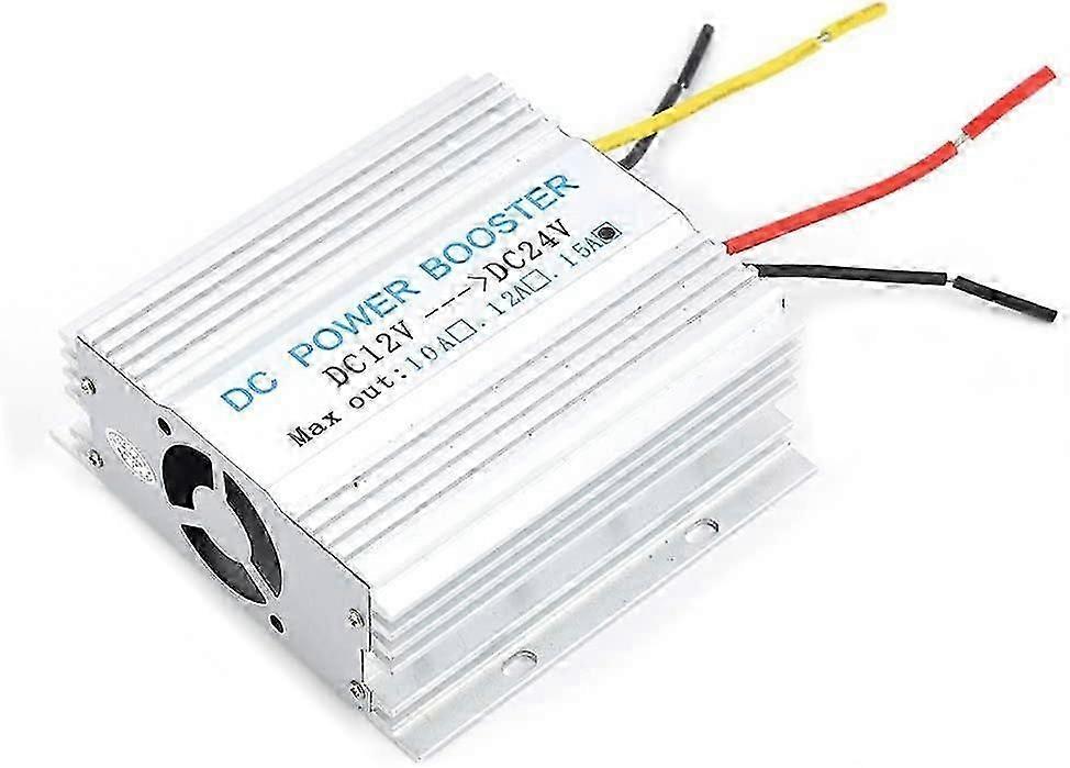 12V till 24V DC-DC strömomvandlare, 15A växelriktare för bilströmförsörjning