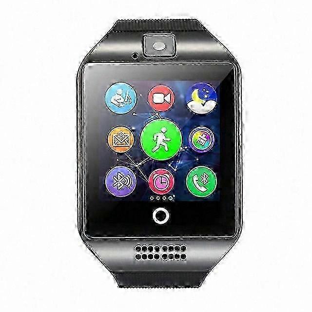 Smart Fitness Watch with Camera and SIM Card Slot, Bluetooth Pedometer, Call and Message Alerts, Step Tracker, Sedentary Reminder