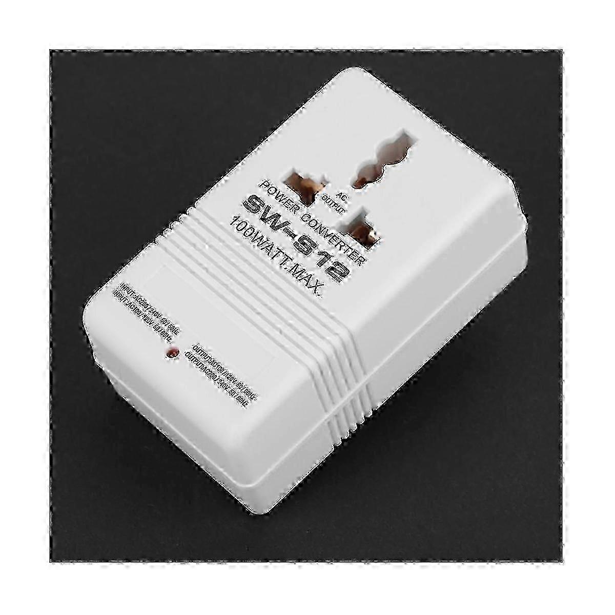 m Sw-s12 100w 110v/120v To 220v/240v Step-up Down Voltage Transformer Converter Travel Dual Channel P