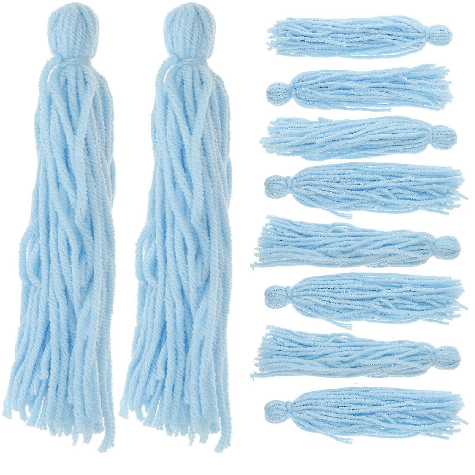 Breeding Mop for Fish Tank Fish Spawning Function with 10Pcs Woolen Yarn
