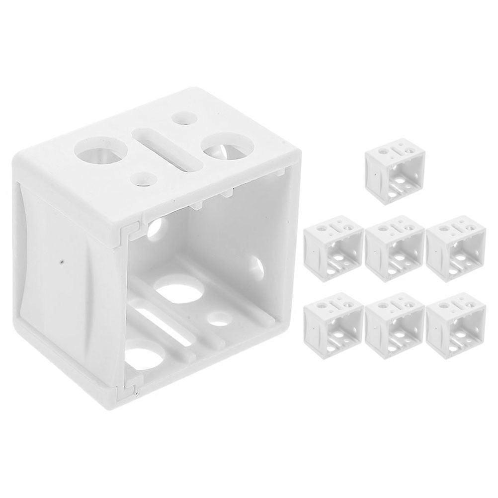 FOMIYES 8pcs 1 Inch Blind Brackets Replacements Mini Blind Brackets Household Window Blinds Headrail Bracket