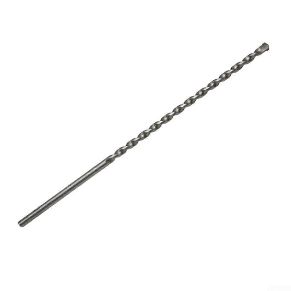 Long Masonry Concrete Drill Bit with Triangle Shank for Impact Drills, Carbide Tip  Carbon Steel, 8x300mm