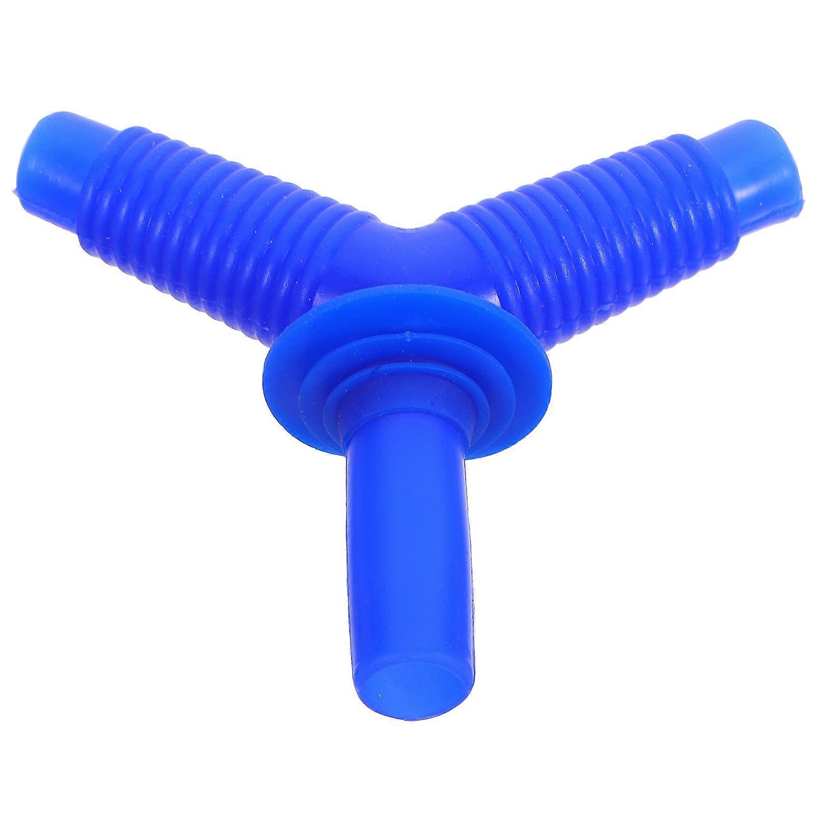 Sink Drain Pipe Adapter Three-Way Drain Pipe Connector Durable Material Versatile Compatibility 1Pcs