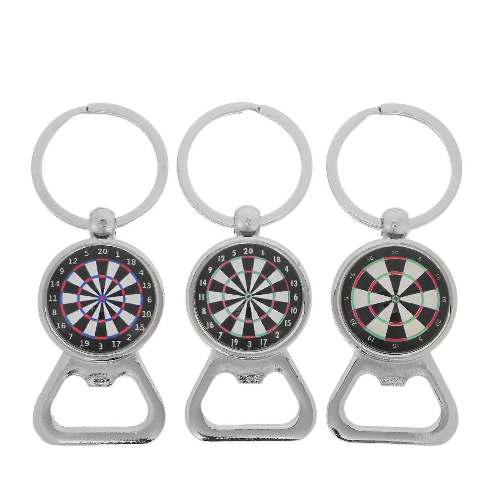Creative Metal Keychain with Bottle Opener for Hanging 3Pcs Set