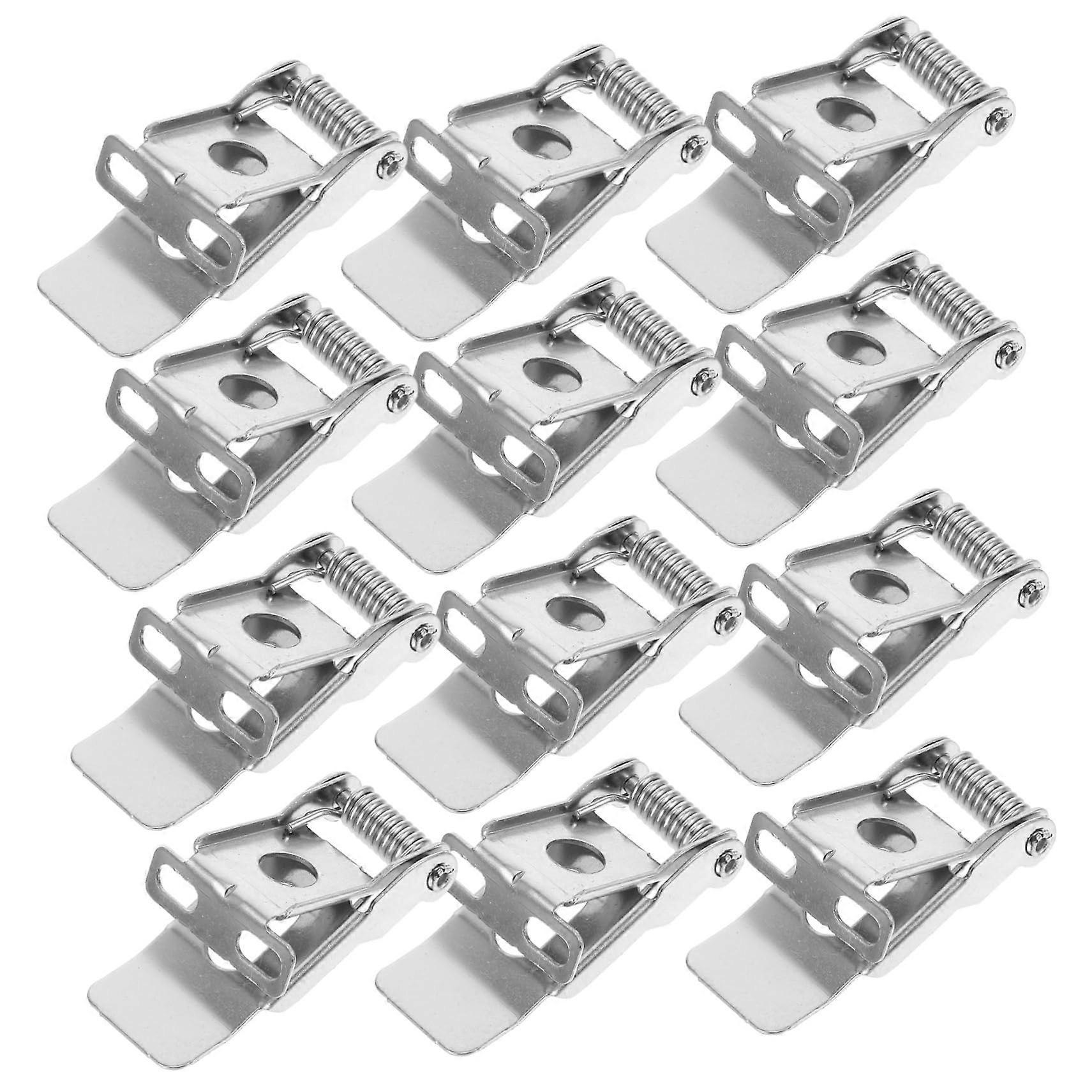 12pcs Recessed Downlight Spring Clips for Ceiling Spotlights and Embedded Lamp Mounting