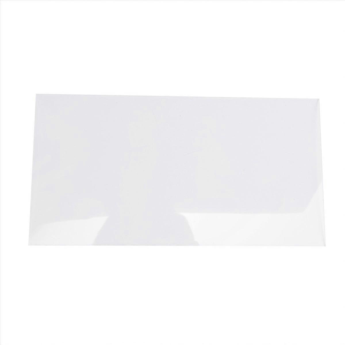 Transparent Cake Cream Scraper Rectangular Acrylic Cake Baking Tool-B