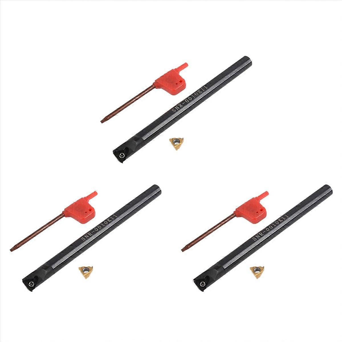 1pc Snr0010k11 Internal Tool Boring Holder+ Wrench + 11ir A60 Insert