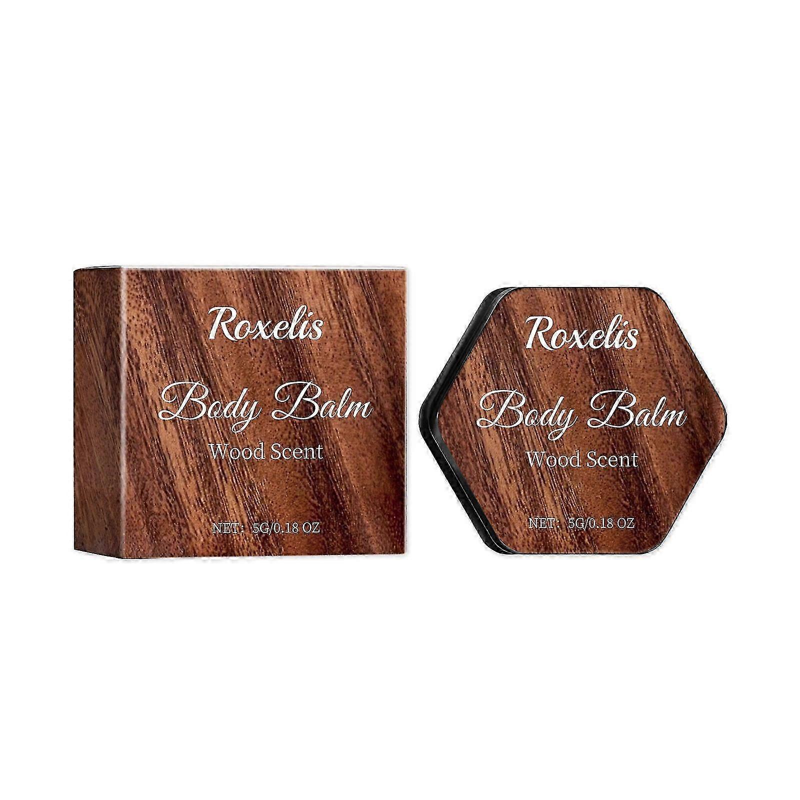 Roxelis Black Wood Scented Balm Is Elegant, Light, Refreshing And Non-Sticky, With A Long-Lasting Fragrance. It Is A Portable And Charming Pocket-Size
