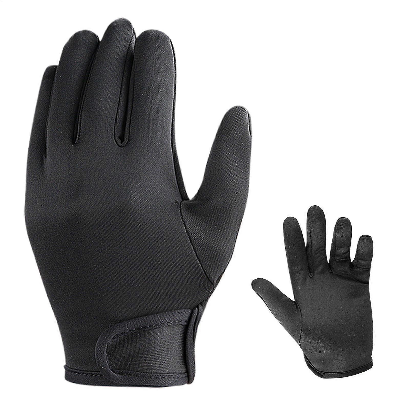 Professional Heat Resistant Gloves for Hair Styling with Flexible FiveFinger Design Left Hand