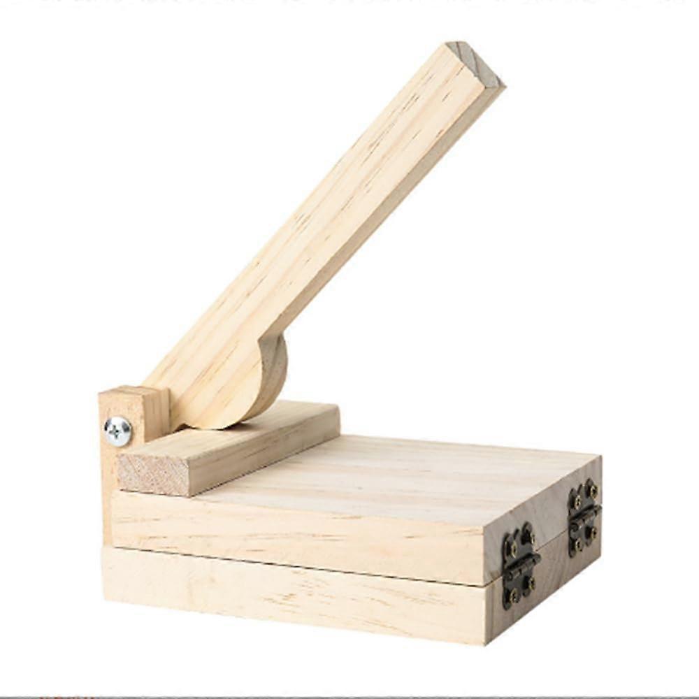 Large Wooden Dumpling Skin Pressing Board with Stable NonSlip Base and EcoFriendly Smooth Surface