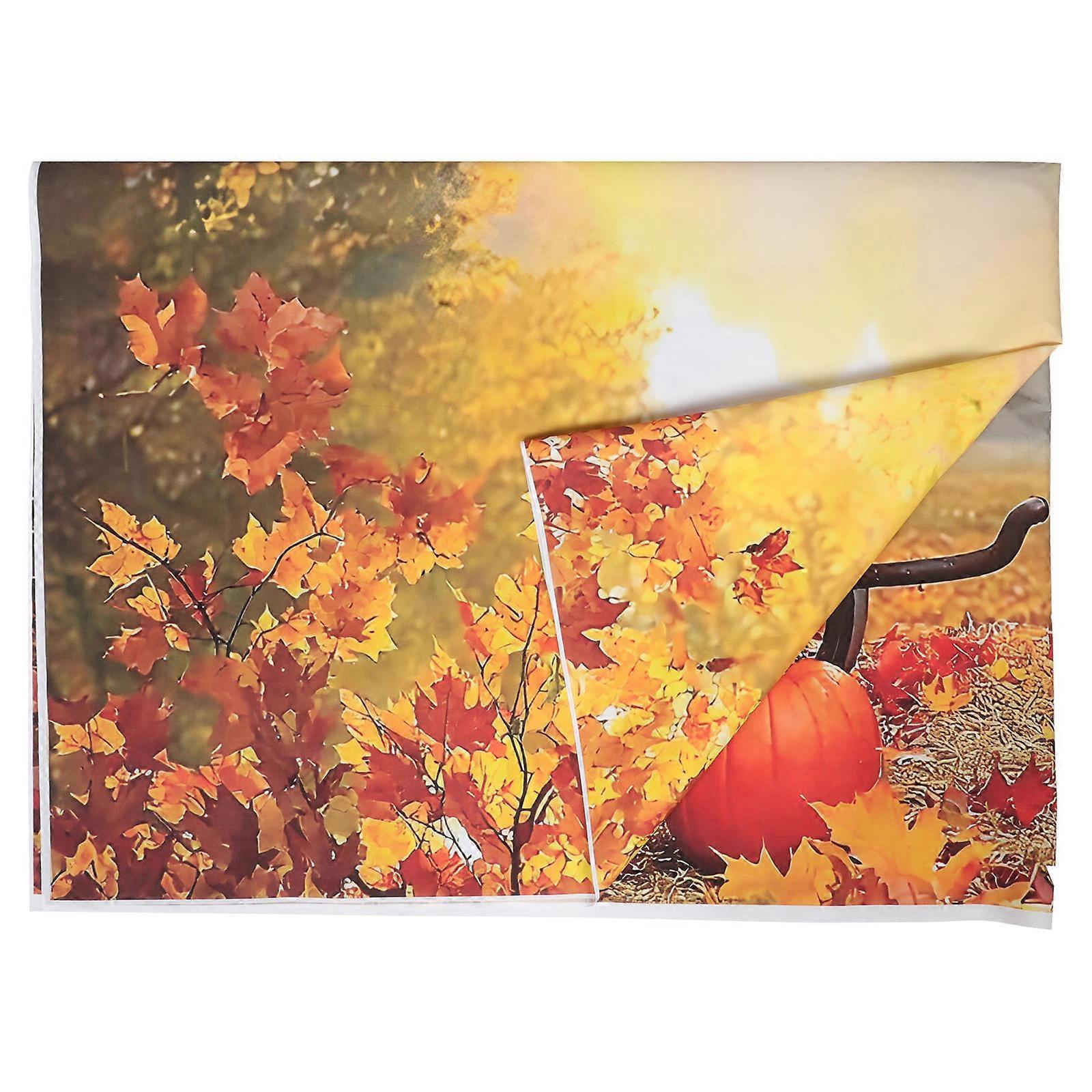 Multi-Colored Autumn Harvest Background Material For Event Planners And Photographers 1Pack