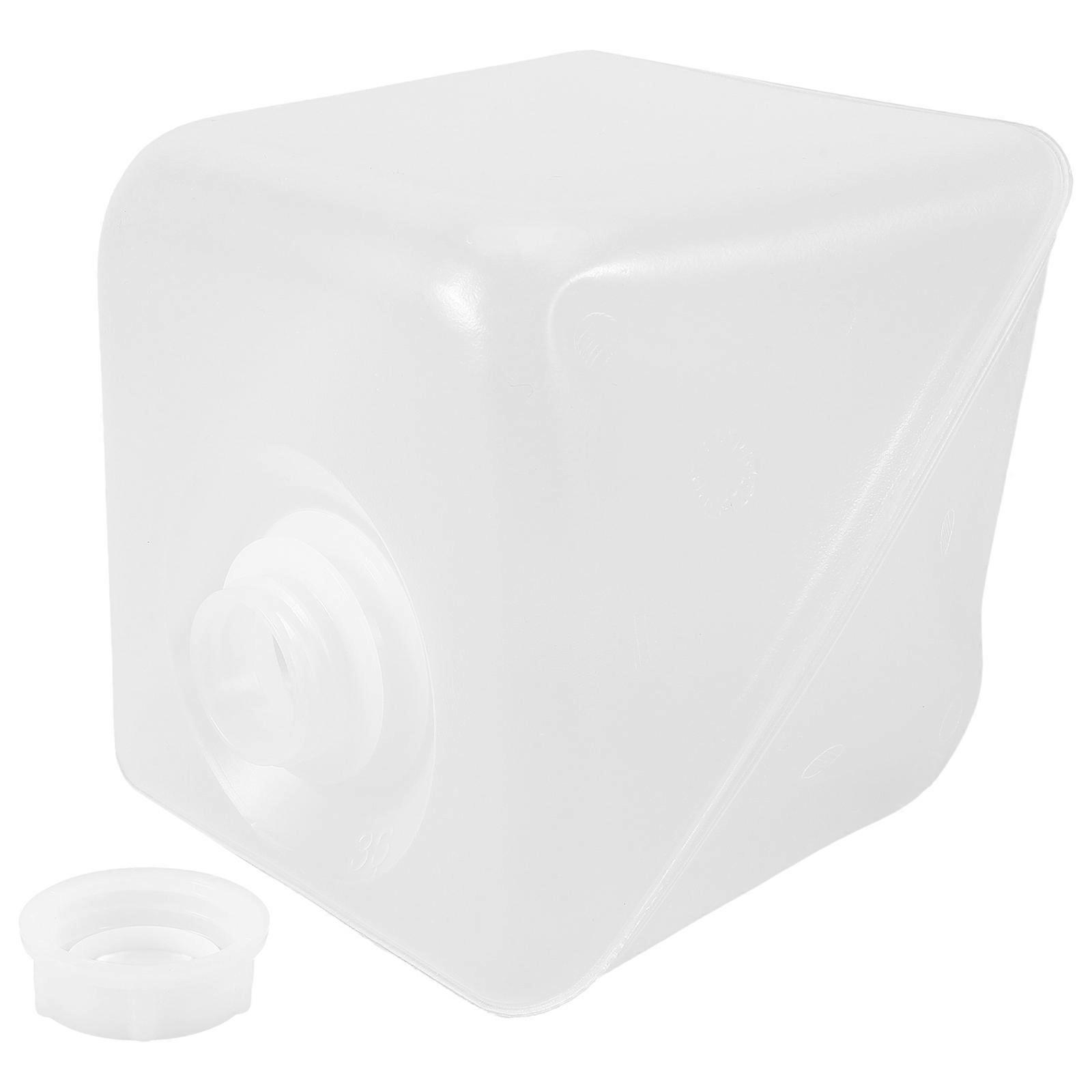 Soft Plastic Collapsible Bucket for Travel with Transparent Construction