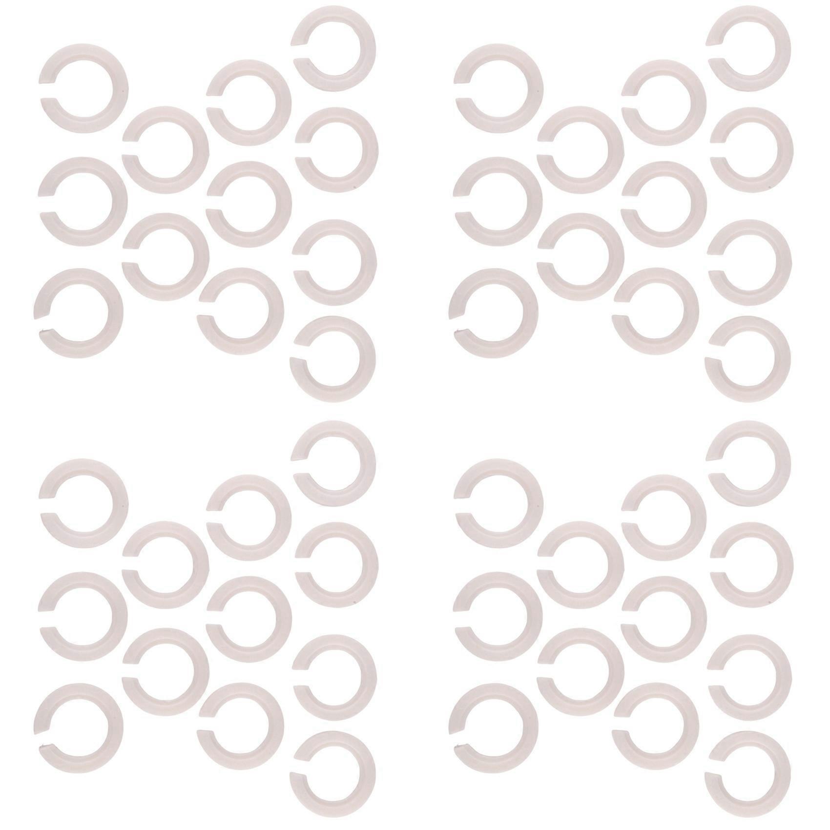 48Pcs Lamp Shade,E27 to E14 Hole Converter,Lampshade Ring Reducer for Fitting Screw Lamp Shades to Cap Lampholders