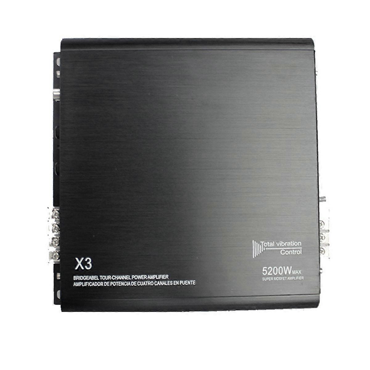 Car Power Amplifier 2 Channel Car Audio High Power Amplifier 5200W