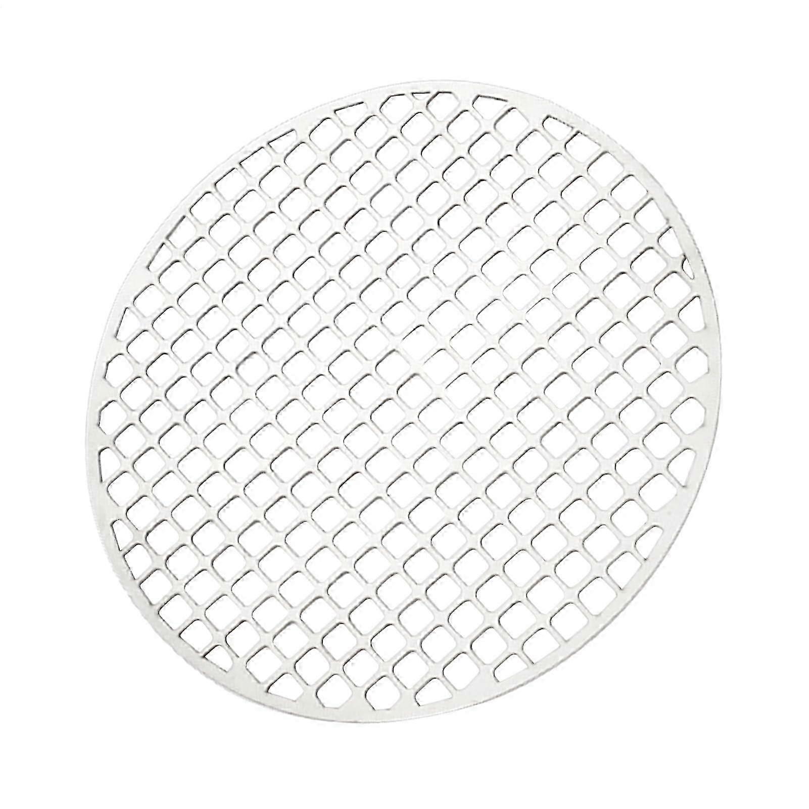 Stainless Steel Round Grill Rack, Non-Stick Steamer Compatible with Portable Fire Pit Camping, Silver C