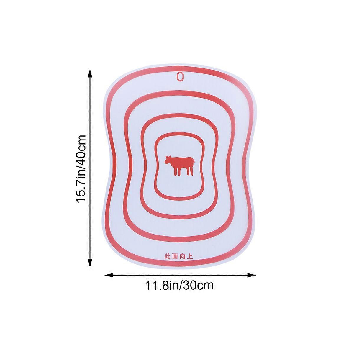 Kitchen Tool Flexible Chopping Board Mat for Cutting Chopping 2Pcs Orange