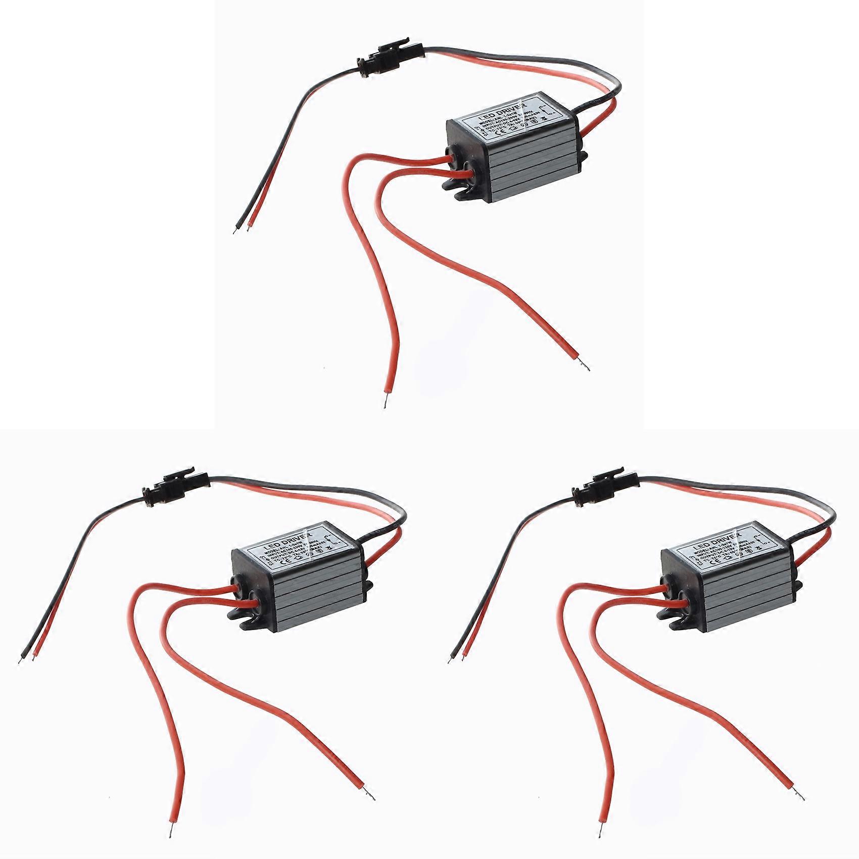 3X 3W LED Lamp Driver Electrical Transformer 85V - 265V