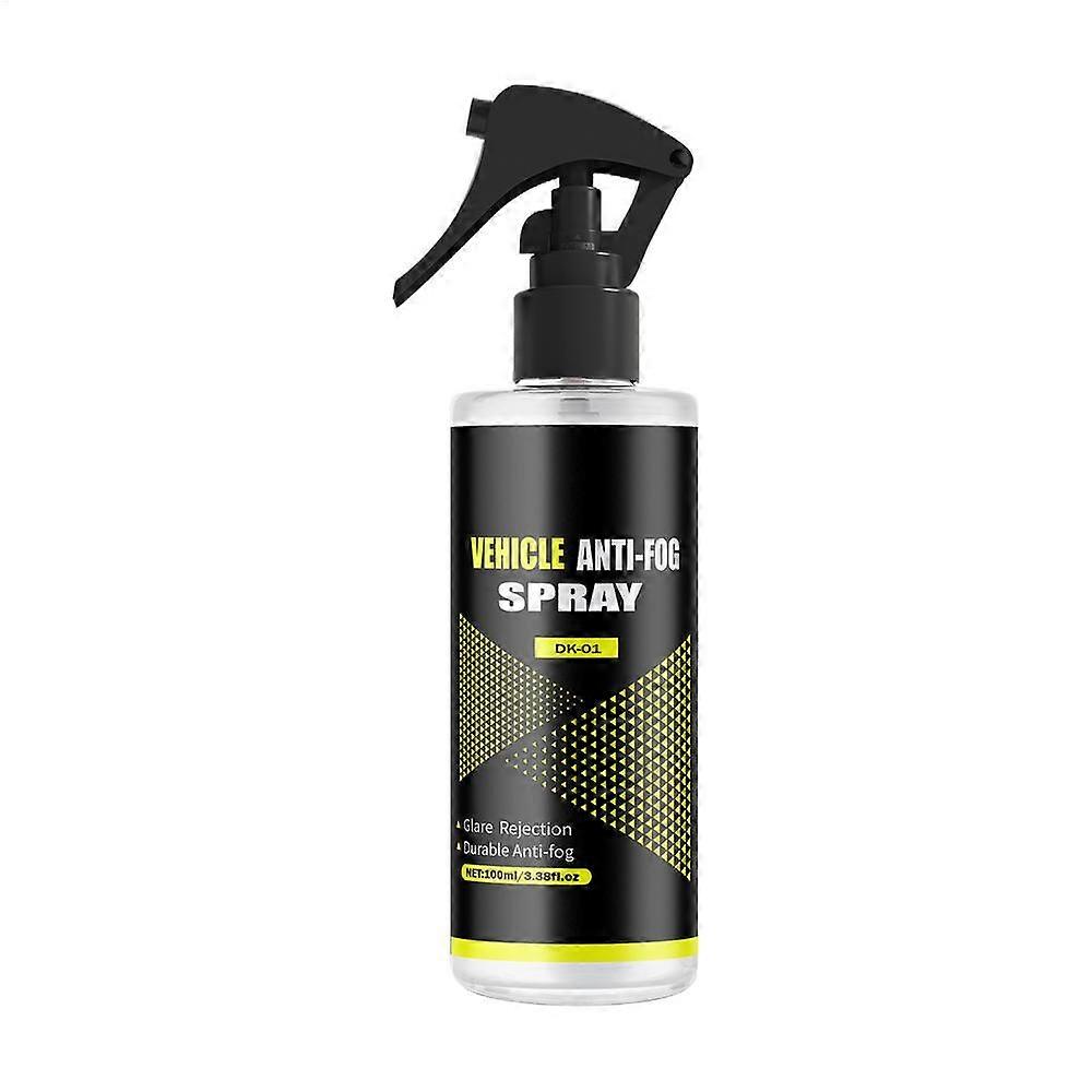 Anti-Fog Coating Agent 100ml Auto Window Hydrophobic Defogger Long-lasting Anti Rain Spray for Motocycle Windshield Glass Mirror