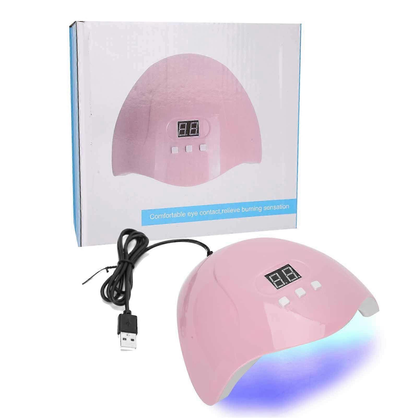 UV LED Nail Lamp 54W Professional Nail Dryer Fast Curing with Auto Sensor and Multiple Timer Modes