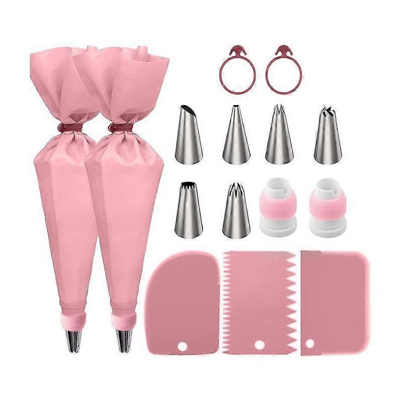 Stainless Steel Kitchen Baking Cake Decorating Tool Silicone Piping Nozzles