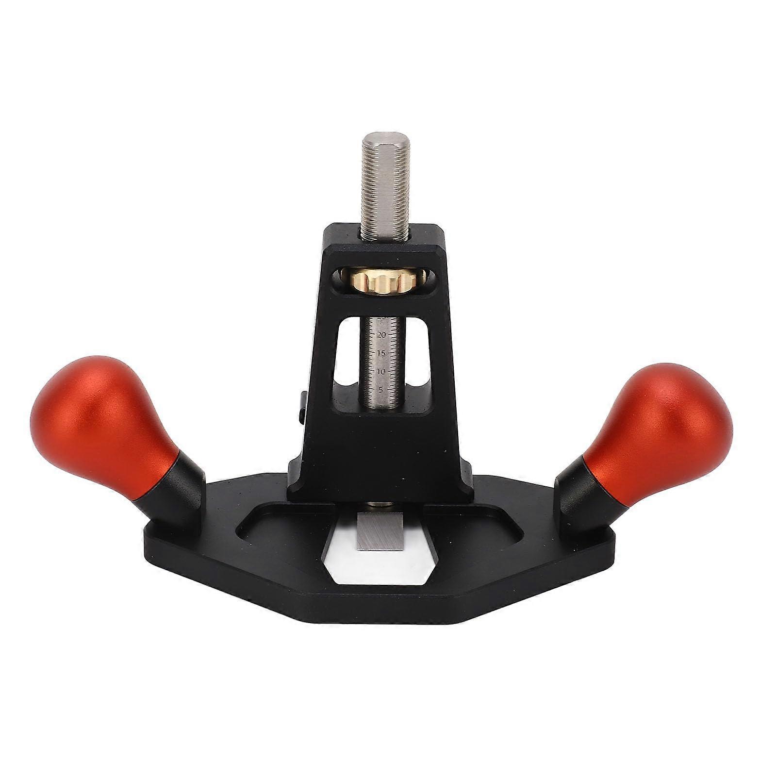 Router Plane for Woodworking with Precision Edge Trimming and Fine Adjustment Control