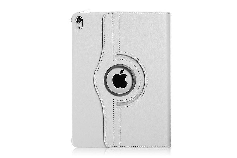 Stylish Case For Ipad 2022 10.9" White 10th Litchi Texture Rotating Leather