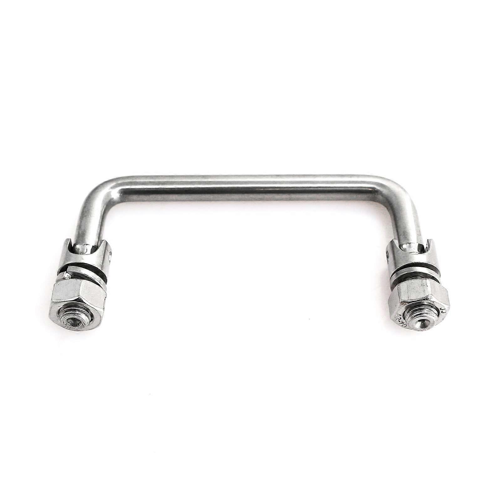 Stainless Steel Folding UShaped Pull Handle for Toolbox Cabinet Suitcase Rustproof Heavy Duty
