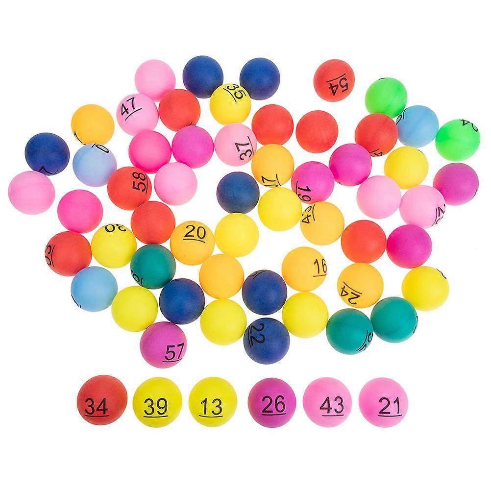 Plastic Draw Balls Multicolored for Group Activities 80Pcs Raffle Game
