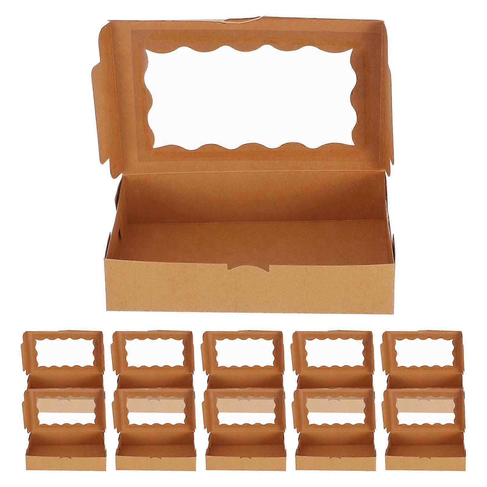 Elegant Paper Boxes for Storage with Window Design 12pcs Small Candy Boxes for Gifts